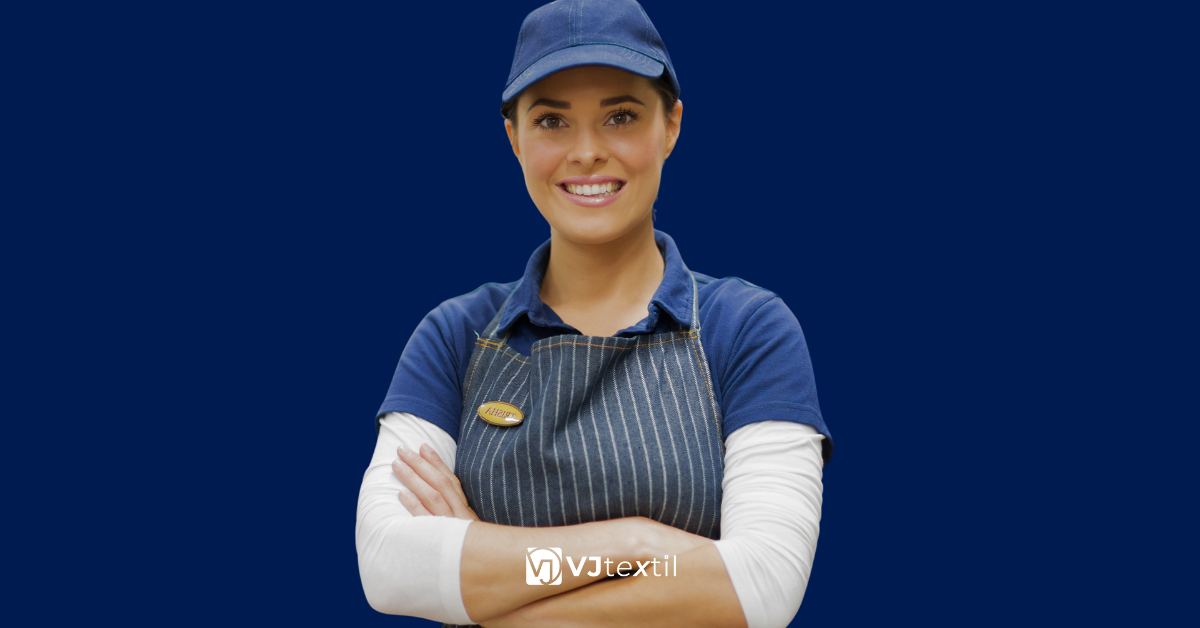 Mandiles, gorros, polos para empresas confección vjtextil