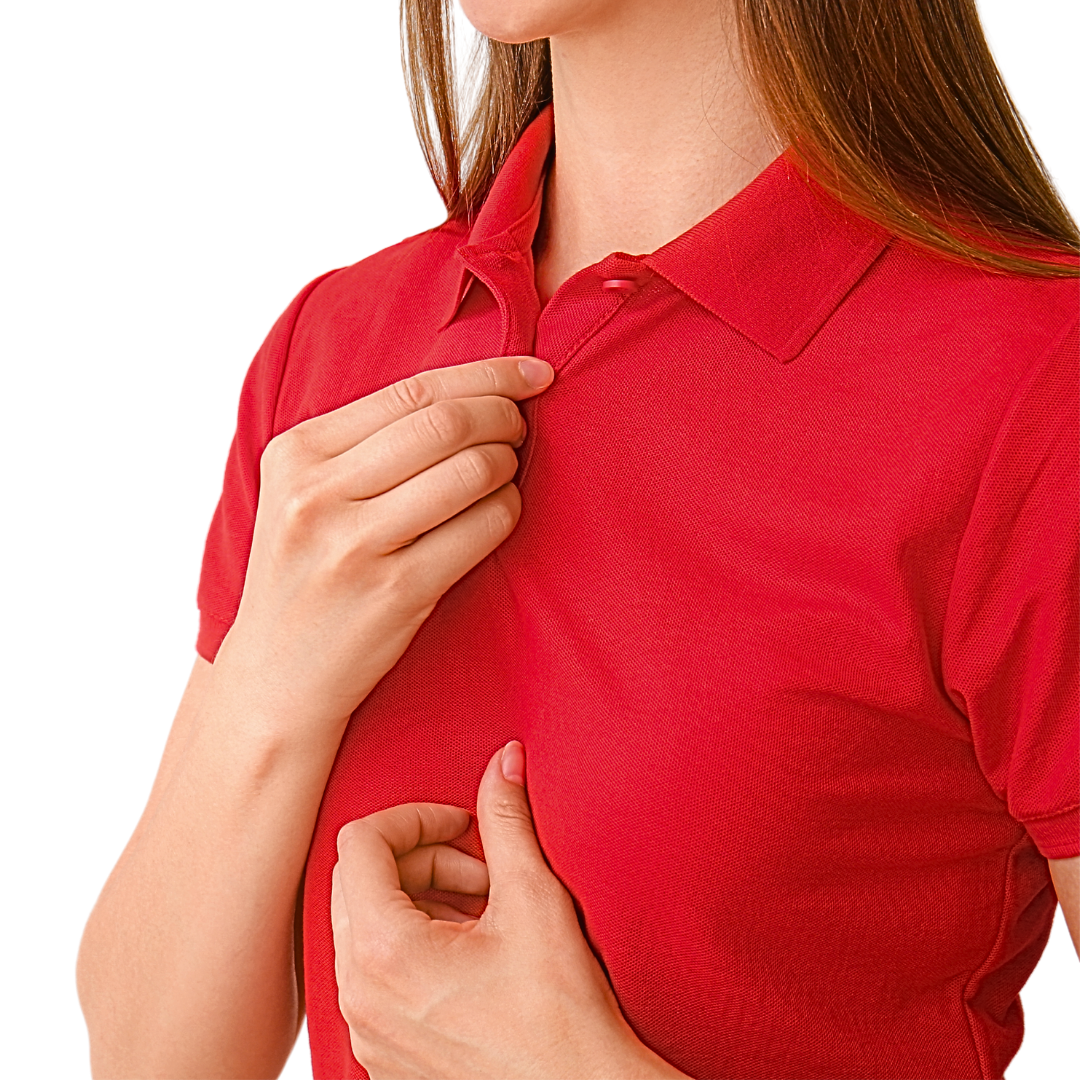 Polo camisero rojo manga corta piqué. Polos corporativos para empresas y uniformes 