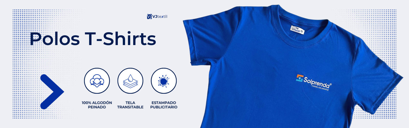 Polo manga corta azulino algodón con bordado o estampado corporativo para empresas. Uniformes y ropa de trabajo